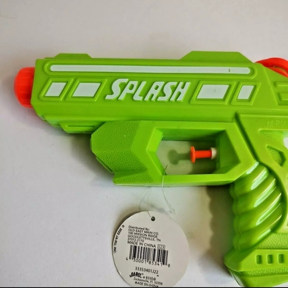 JA-RU Splash Water Gun Power Squirt Shot Blaster Super Soaker Toy Age 4+ Green - Picture 5 of 8